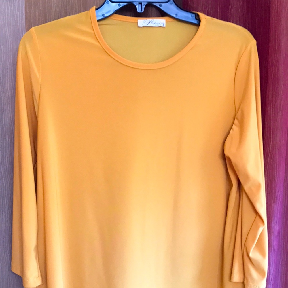Gorgeous Mustard-Yellow Tunic - NWOT